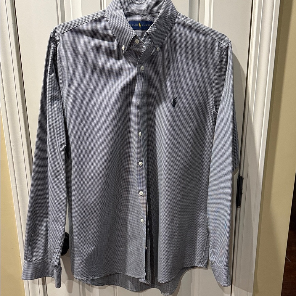 Polo by Ralph Lauren Men's Navy Button-Down Shirt